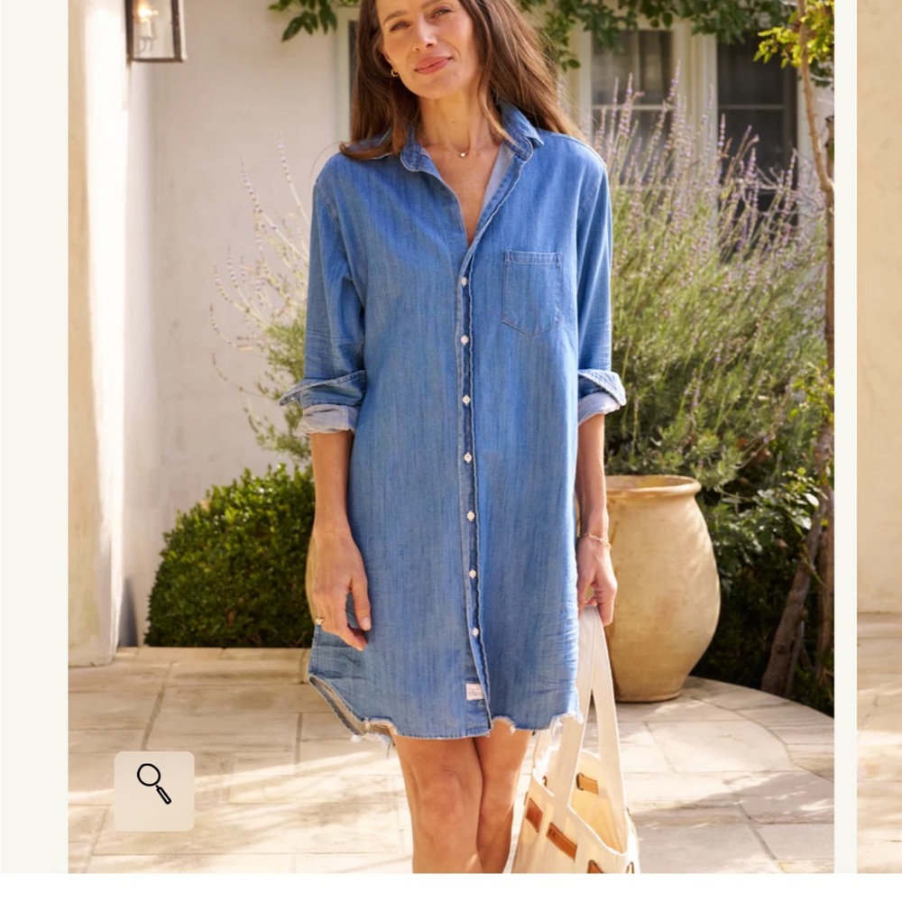 FRANK & EILEEN Mary Denim shirt dress Women’s size SMALL